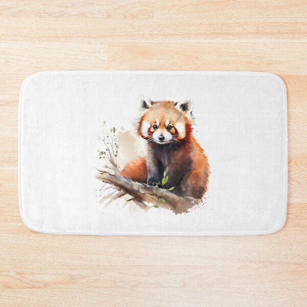 Item preview, Cute red panda watercolor colorful art designed and sold by xeniaskazka.