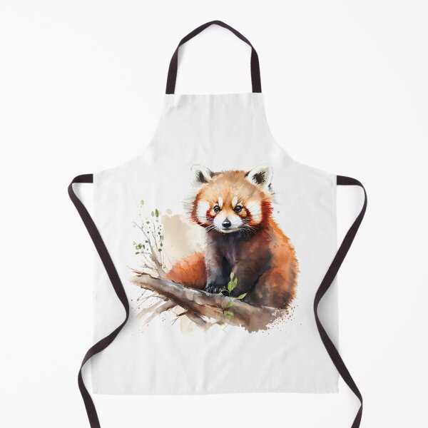 Item preview, Cute red panda watercolor colorful art designed and sold by xeniaskazka.