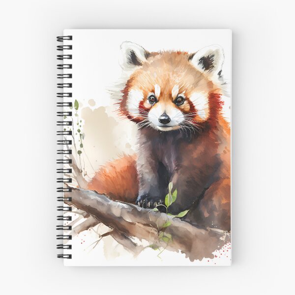 Item preview, Cute red panda watercolor colorful art designed and sold by xeniaskazka.