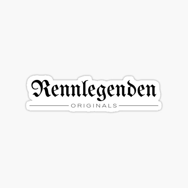 Rennlegeden Originals Sticker