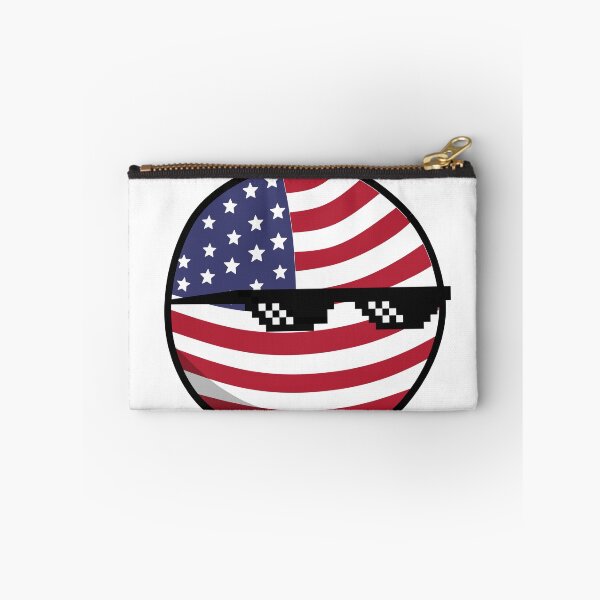 Item preview, USA Countryballs With Pixel Glasses designed and sold by OlDesigner.