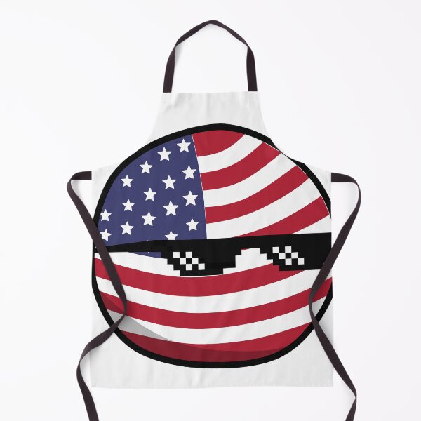 Item preview, USA Countryballs With Pixel Glasses designed and sold by OlDesigner.