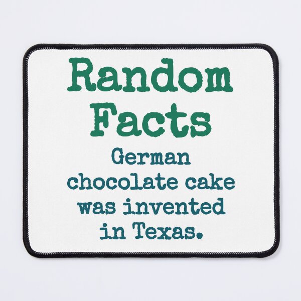 Item preview, German Chocolate Cake - Trivia Fact designed and sold by CrankyOldDude.