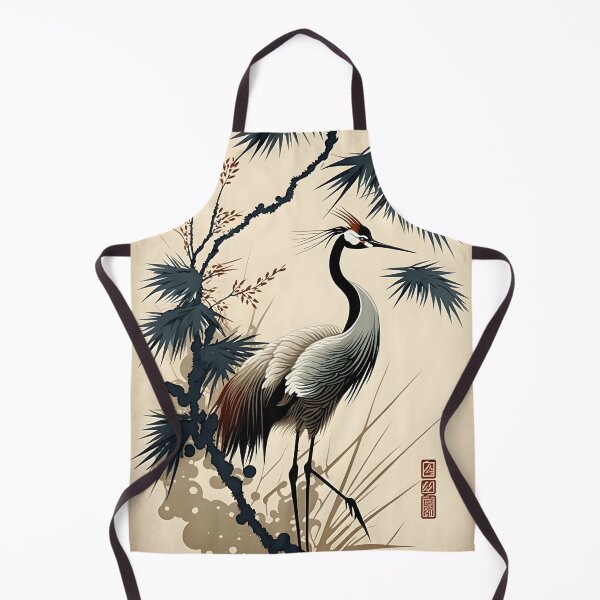 Item preview, crane | Bamboo | Fujiyama | Kanji | wall decoration | Aesthetics | Japanese art designed and sold by shirt-planet.