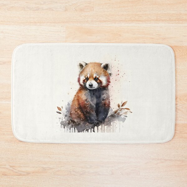 Item preview, Adorable red panda watercolor colorful art designed and sold by xeniaskazka.