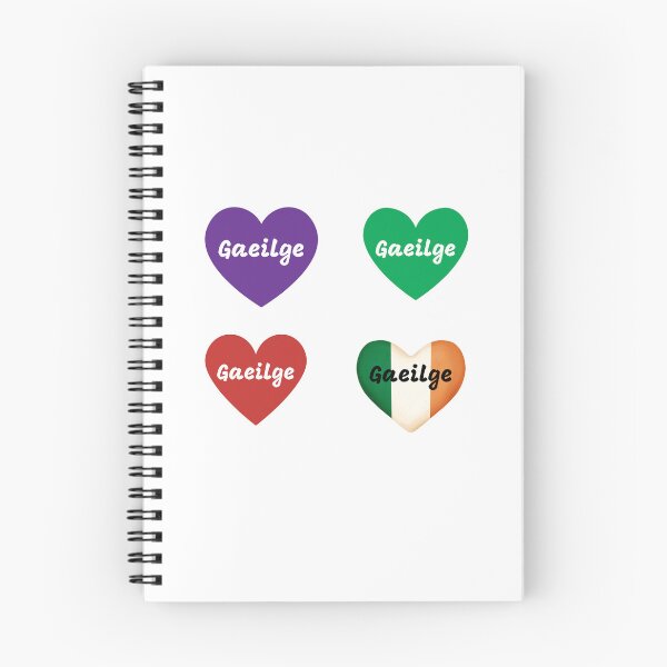 Item preview, Gaeilge Irish Language Love heart sticker pack designed and sold by Irishprints.