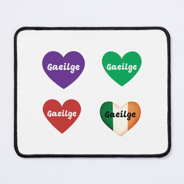 Item preview, Gaeilge Irish Language Love heart sticker pack designed and sold by Irishprints.