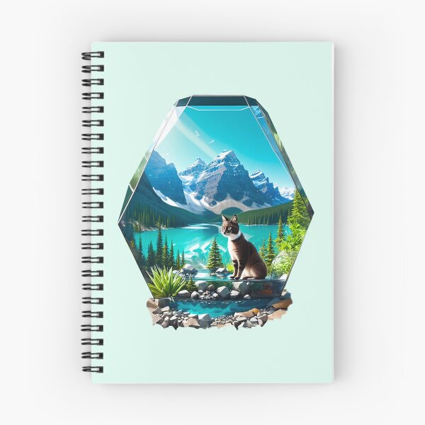 Item preview, Siamese Ken: Serenity by the Crystal-Clear Waters of Moraine Lake designed and sold by Pawsitive Palette.