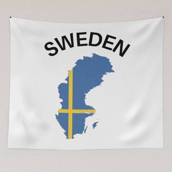 Item preview, Sweden Shirt, Sweden T-Shirt, Swedish Flag Shirt designed and sold by JandBTravel.