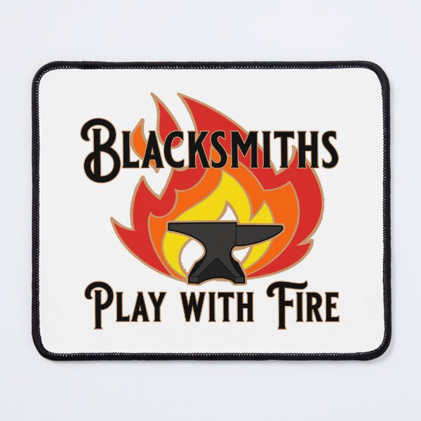 Item preview, Blacksmiths Play with Fire and Anvil designed and sold by tandre.