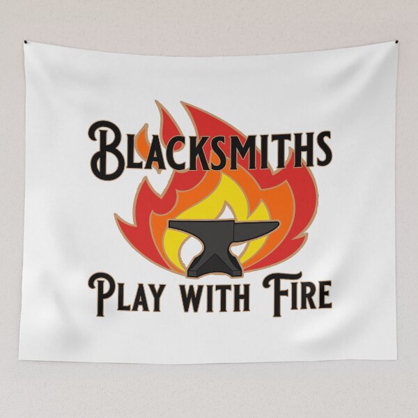 Item preview, Blacksmiths Play with Fire and Anvil designed and sold by tandre.