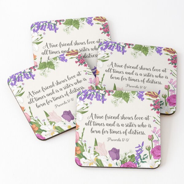 Item preview, Proverbs 17:17 (For Sister) designed and sold by Paper Bee Gift Shop.
