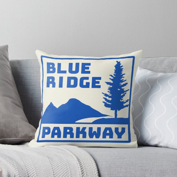 Item preview, Vintage Blue Ridge Parkway Sign in Blue designed and sold by NewNomads.