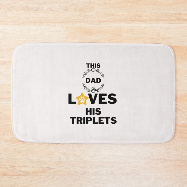 Item preview, This DadLoves His Triplets designed and sold by CREATIVELEANS ⭐️⭐️⭐️⭐️⭐️.