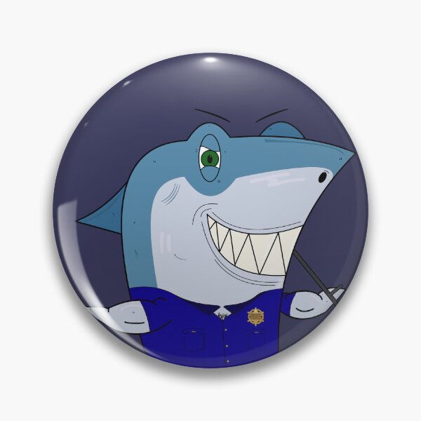 Item preview, Mr. Sharky (policeman) designed and sold by MrSharkyShop.