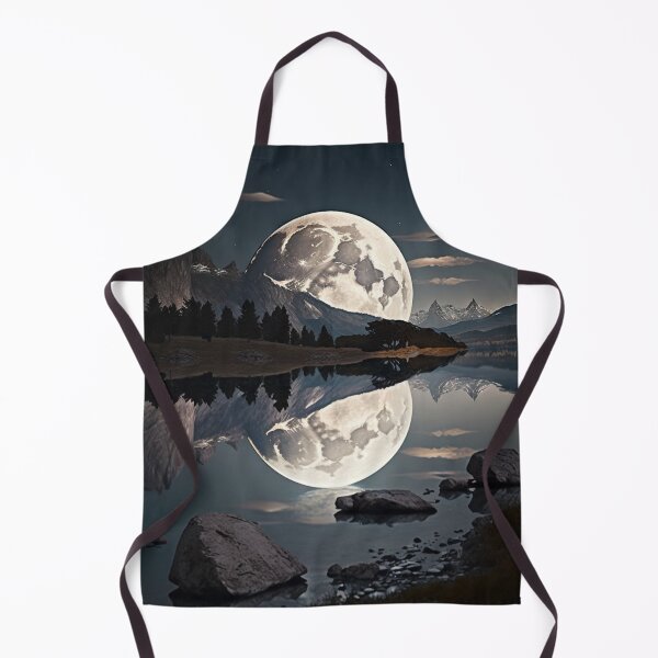 Item preview, Lake Landscape Illuminated by the Moon at Dusk designed and sold by Galviato.