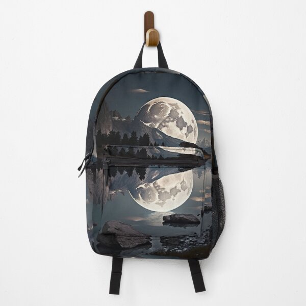Item preview, Lake Landscape Illuminated by the Moon at Dusk designed and sold by Galviato.