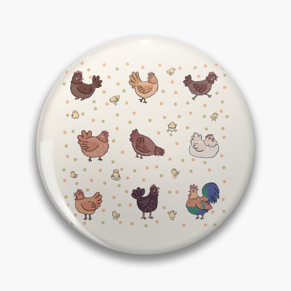 Item preview, Chicken pack cute chickens chicks and rooster illustration for chickens loves  designed and sold by Yarafantasyart.