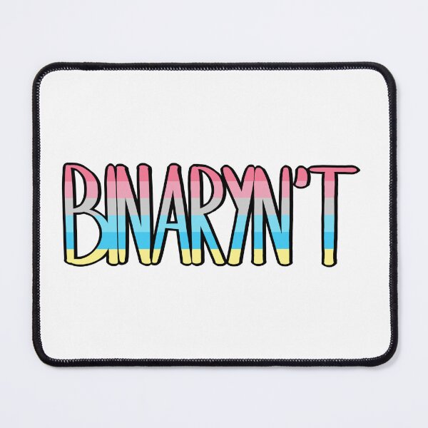 Item preview, BINARYN’T with genderflux flag designed and sold by lena-makes-art.