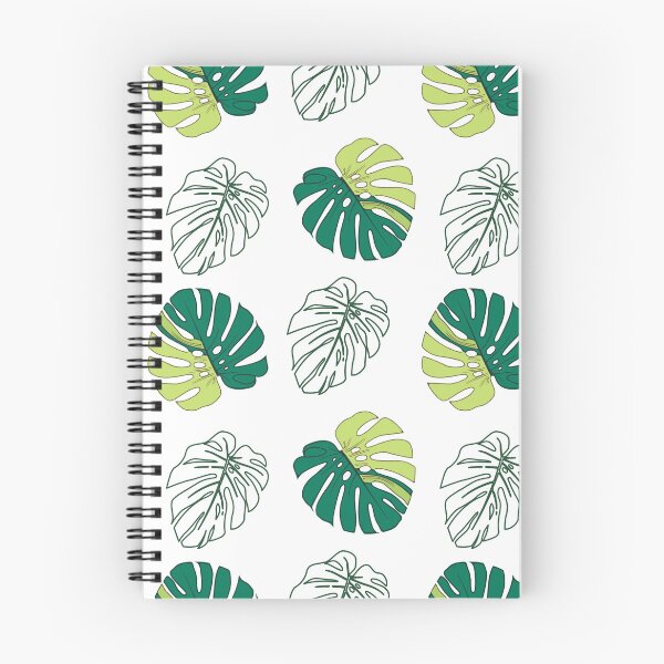 Item preview, Green monstera leafs seamless pattern on white background. designed and sold by Jayjaynaenae.