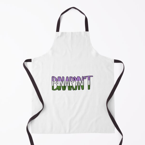 Item preview, BINARYN’T with genderqueer flag designed and sold by lena-makes-art.