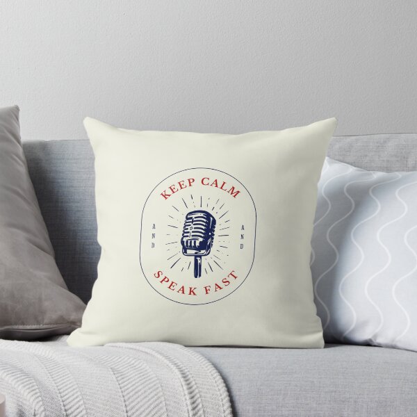 Item preview, Keep calm and speak fast designed and sold by Pearl67.