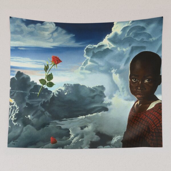 Item preview, Surrealistic Black African American Male Child - Rose Petal designed and sold by mikebridges.