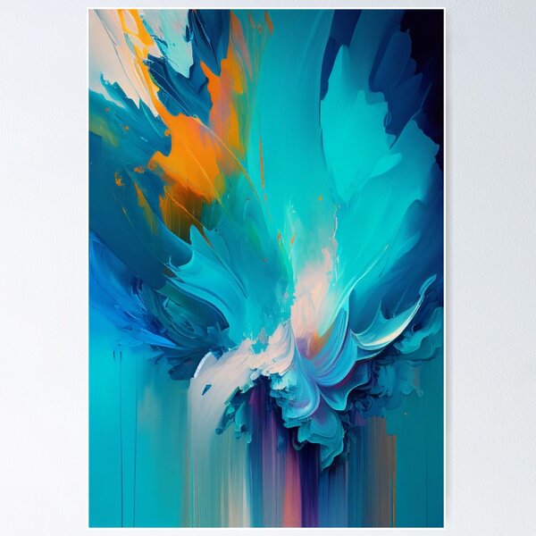 Item preview, Turquoise Fire II designed and sold by herrartco.