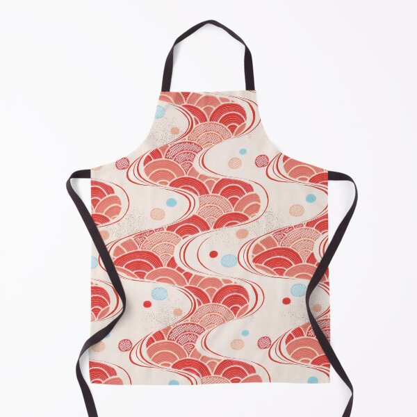 Item preview, Japanese Kimono Pattern Red River designed and sold by Moodplace.