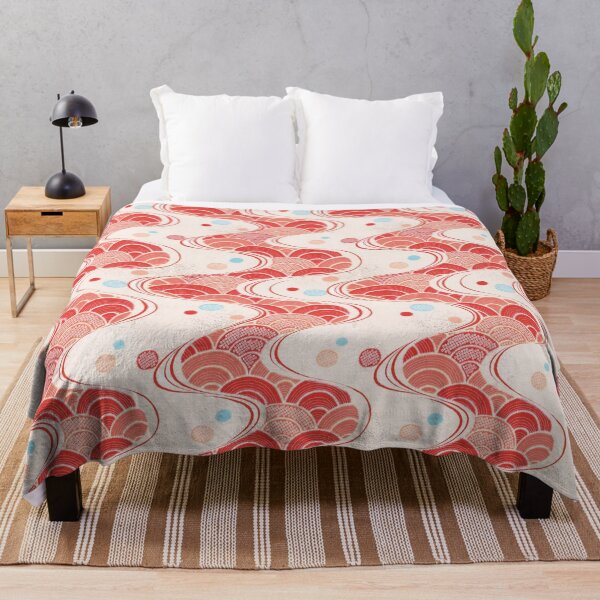 Item preview, Japanese Kimono Pattern Red River designed and sold by Moodplace.