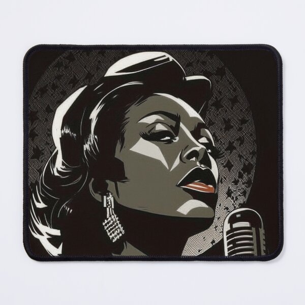 Item preview, Noir Afroamerican jazz singer designed and sold by RESToRAPTOR.