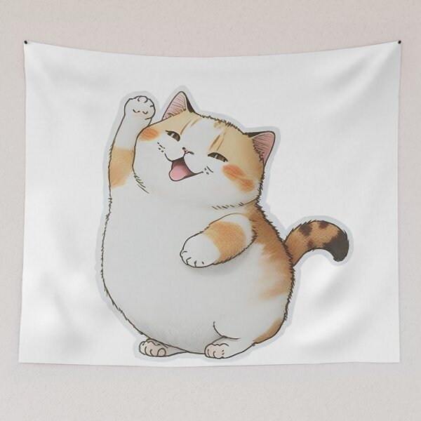 Item preview, Playful Kitty Sticker designed and sold by lkzart.