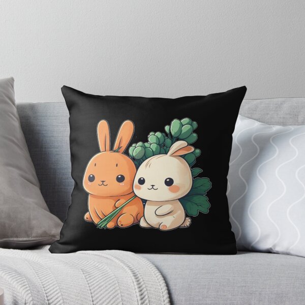 Item preview, cute bunnies doing adorable things munching on carrots , easter day designed and sold by justbejoker.