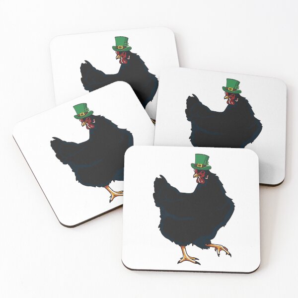 Item preview, St Patrick's Day Black Hen Design designed and sold by designsmostfowl.
