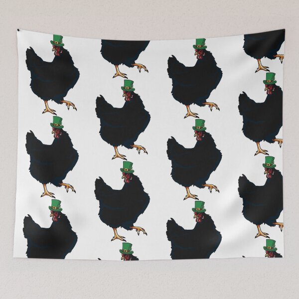 Item preview, St Patrick's Day Black Hen Design designed and sold by designsmostfowl.