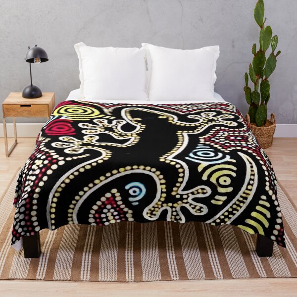 Item preview, Unique and Vibrant Australian Aboriginal Art designed and sold by funnyhalloween.
