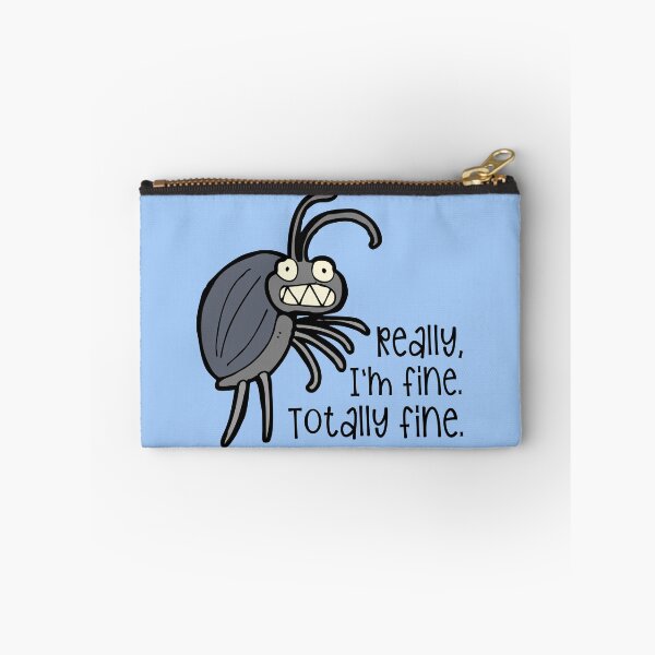 Item preview, Really, I'm Fine Nervous Bug designed and sold by QuipSally.