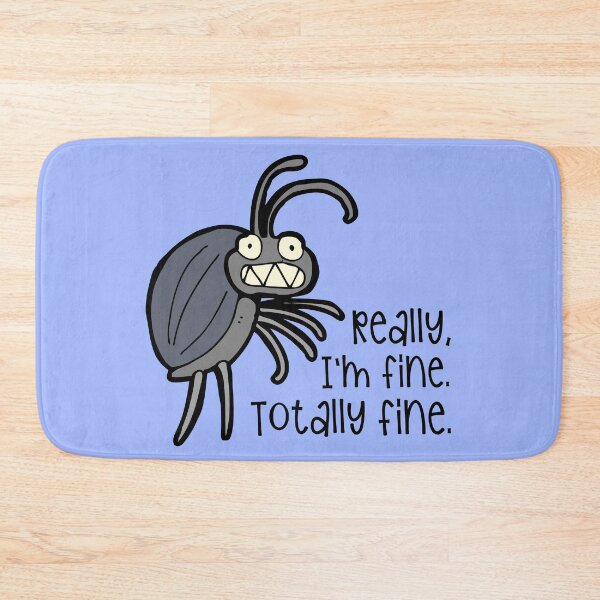 Item preview, Really, I'm Fine Nervous Bug designed and sold by QuipSally.