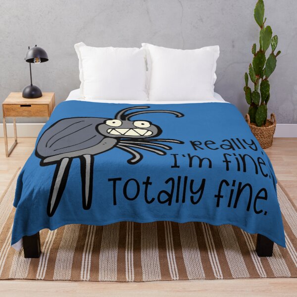 Item preview, Really, I'm Fine Nervous Bug designed and sold by QuipSally.