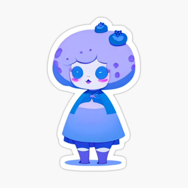 The Blueberry Goddess Sticker