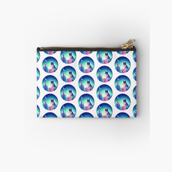 Item preview, Arctic Galaxy Space Cat #6 designed and sold by EdeniaArtStudio.
