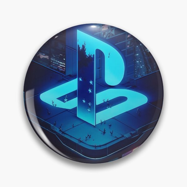Item preview, Playstation Logo ps4 future city designed and sold by NayZeth99.