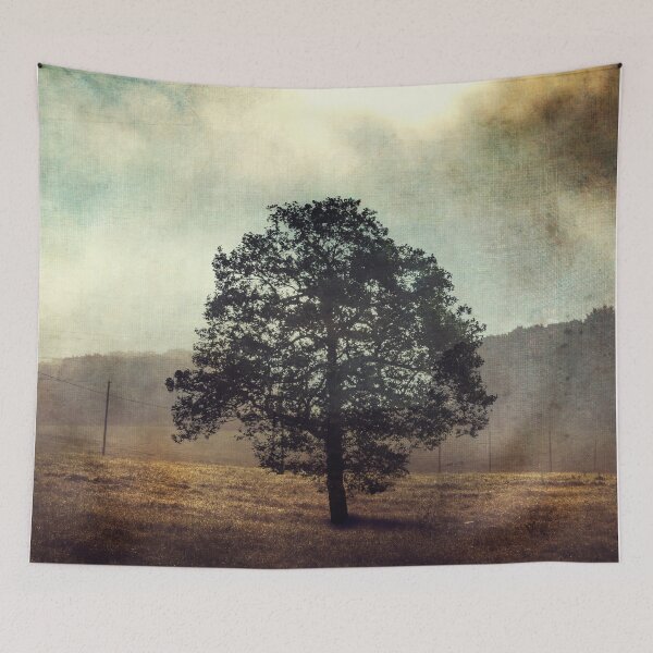 Item preview, Golden Morning - Lone Tree at Sunrise designed and sold by Dyrk Wyst Redbubble Shop.