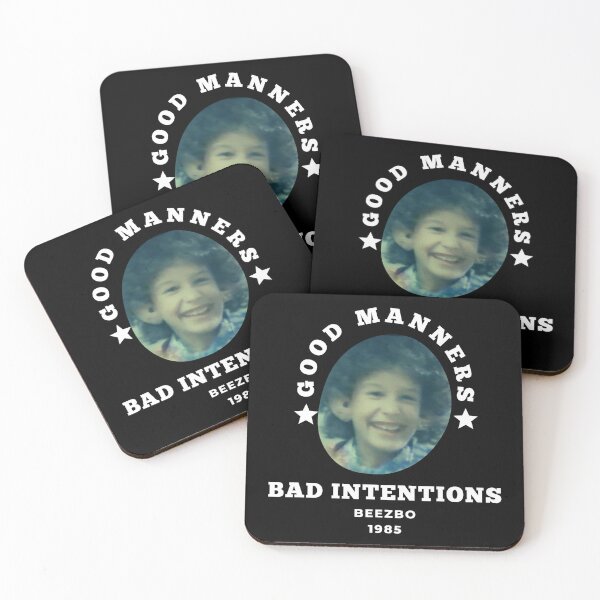 Item preview, Beezbo Good Manners Bad Intentions designed and sold by AlpacaSmokes.