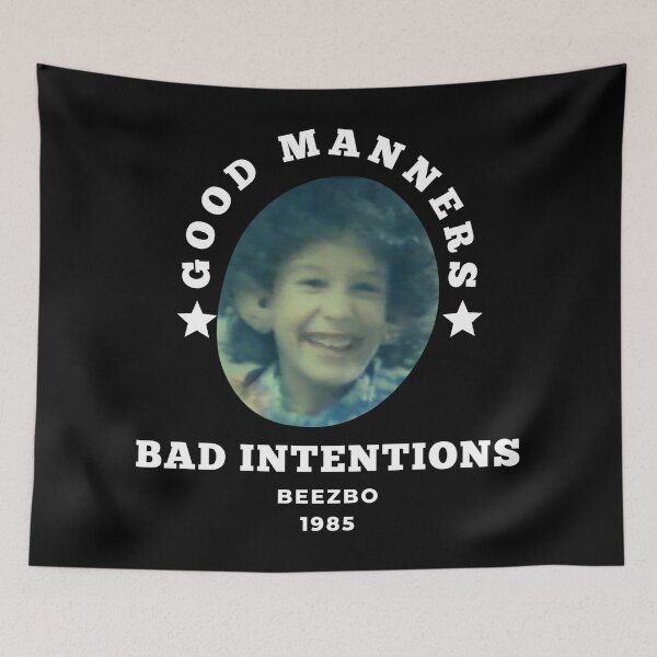 Item preview, Beezbo Good Manners Bad Intentions designed and sold by AlpacaSmokes.