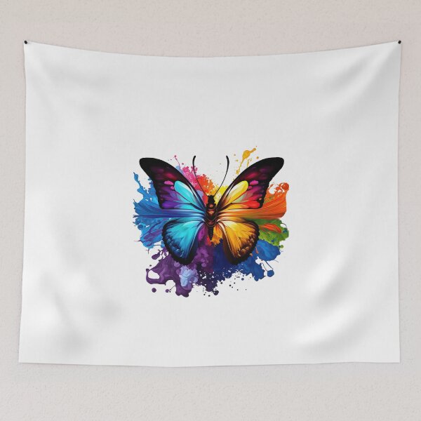 Item preview, Impasto ominous butterfly designed and sold by flamini.