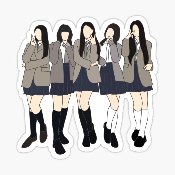 50pcs New Jeans Kpop Stickers for Water Bottles, Cool Singer Stickers for  Teens Girls, Trendy Korean Girl Group Stickers (Newjeans)