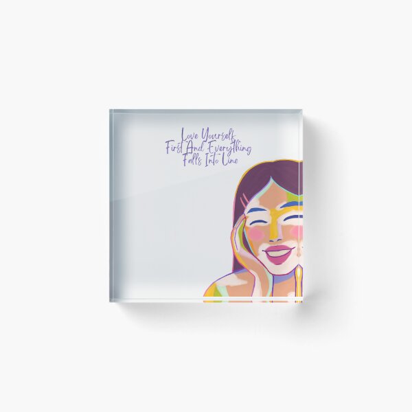 Item preview, Love Yourself First And Everything Falls Into Line designed and sold by Discoverartsy.