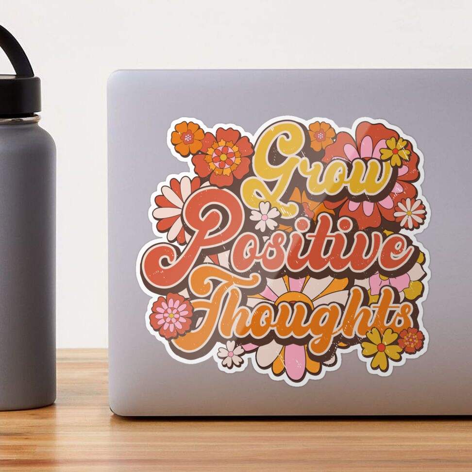 Grow Positive Thoughts Sticker for Sale by aeeenry