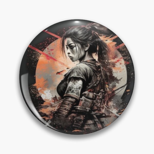 Item preview, Female Samurai designed and sold by touch-merch.